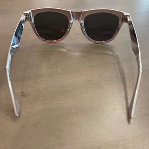 Bottega Veneta silver sunglasses
